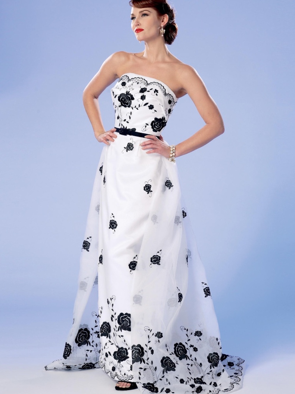 Butterick Pattern 6353 Sabrina Gown with Train Out-of-Print Uncut Sizes 14-22
